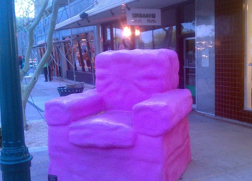Big Pink Chair in Mesa