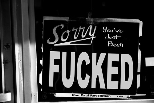 SORRY SIGN by Colonel Flick