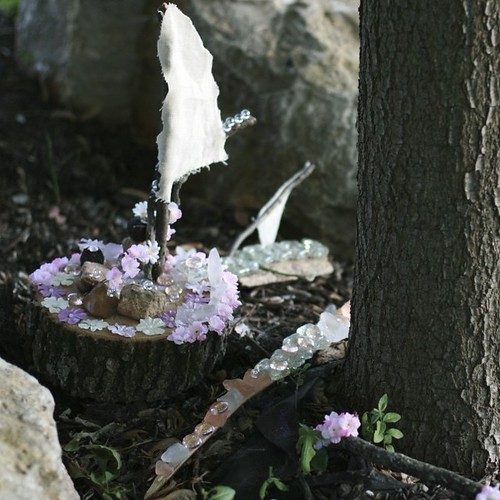 Fidget's fairy house - "Lilac's Castle Island"