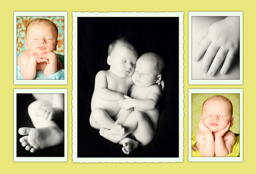 Kansas City Twin Photographer - Gabe and Eli's Newborn Session by randilyn829