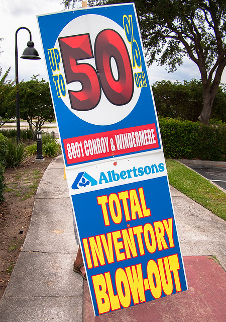Albertsons Total Inventory Blow-Out
