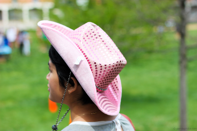 pink cowgirl hat