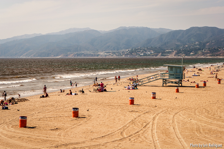 La playa de Santa Monica en Los Angeles