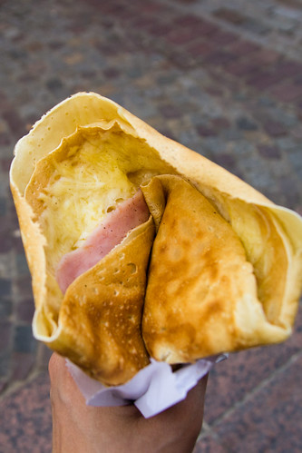 Jambon-Fromage Crepe at Ulysse in Paris