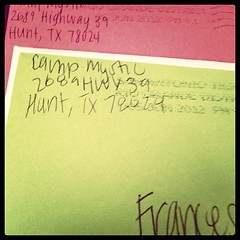 June 7, 2012 - got two letters today! Love my babies!