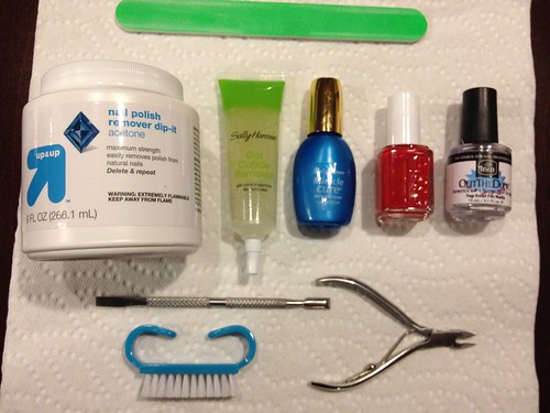 Home manicure supplies