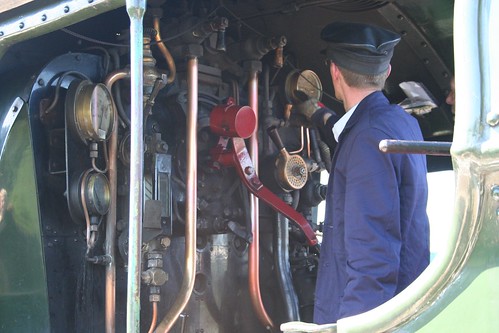 Inside the locomotive