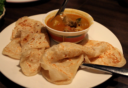 Roti with Curry Chicken