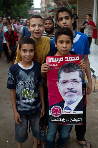 Hawamdia -small town in Giza- Celebrates Morsi
