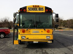 Montgomery County school bus 7804, February 4, 2014