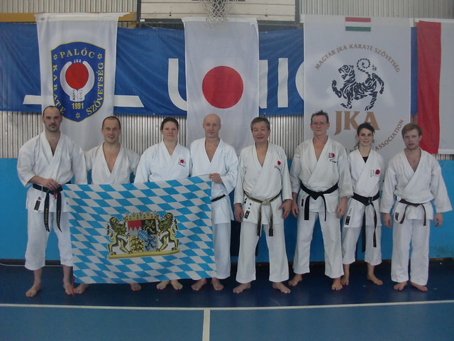 poinger Karateka beim JKA-Gasshuku in Ungarn