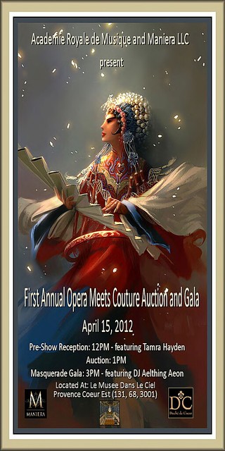 First Annual Opera Meets Couture Auction and Gala