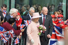 The Queen and Duke of Edinburgh visits MediaCityUK