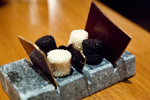 Petit fours and chocolates