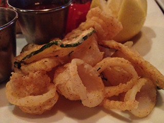 Fried Calamari and Zucchini