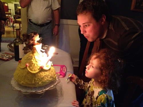 Blowing out candles!