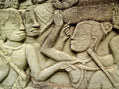 Angkor: Bayon, bajorrelieves
