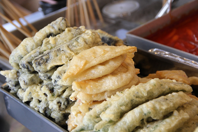 Korean street food tempura (deep fried goodies!)