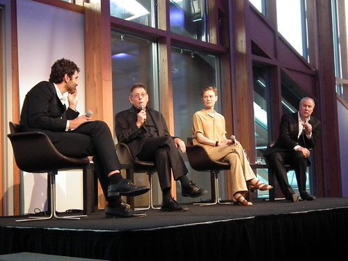 Philip Glass, Robert Wilson and Lucinda Childs. Contemporary Opera's Big Bang discussion at AGO. Luminato 2012 (Toronto)