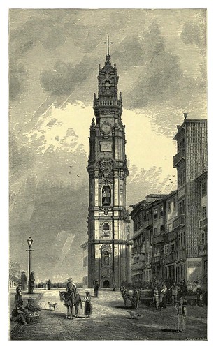 008-La Torre de Los Clerigos en Oporto-Fair Lusitania -1874