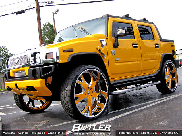 Hummer H2 with 30in Asanti AF143 Wheels