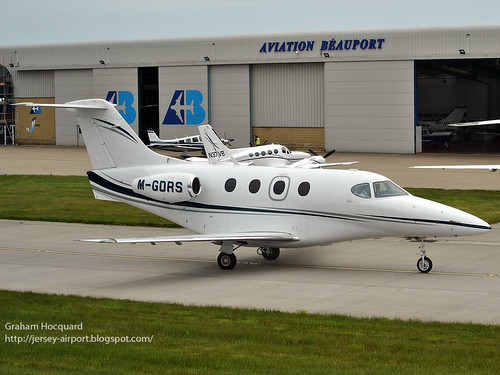 M-DGRS Raytheon 390 Premier 1 by Jersey Airport Photography