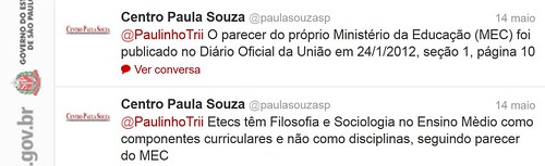 Tweets - @paulasouzasp