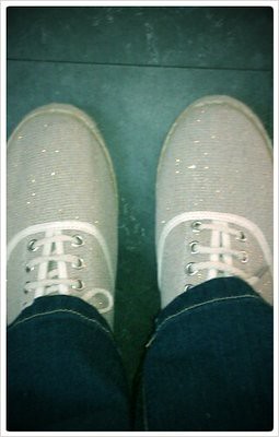 Loving my sparkly footwear!