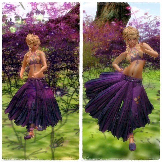Raqu Baladi purple dancing