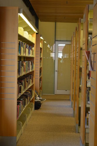 library aisle
