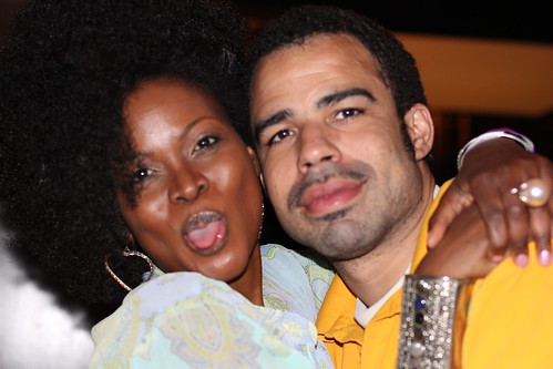 Abiola Abrams & Casey Gane McCalla at Black Enterprise Magazine 40/40 Party