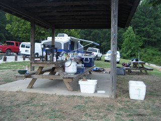 Camping at Cannon Creek Landing