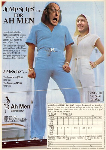 JUMP SUITS FOR AH MEN by Colonel Flick
