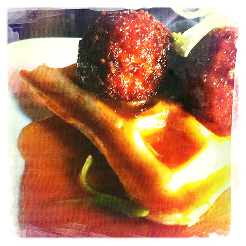 Chicken Croquettes w Waffle