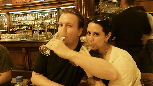 Me and Greg in Cafe Tortoni - Antique version