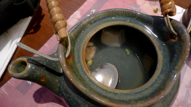 inside tea pot