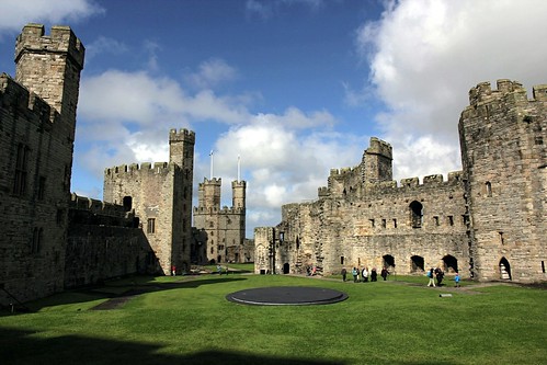 This morning began at Caernarfon Castle, a majestic and historic stronghold