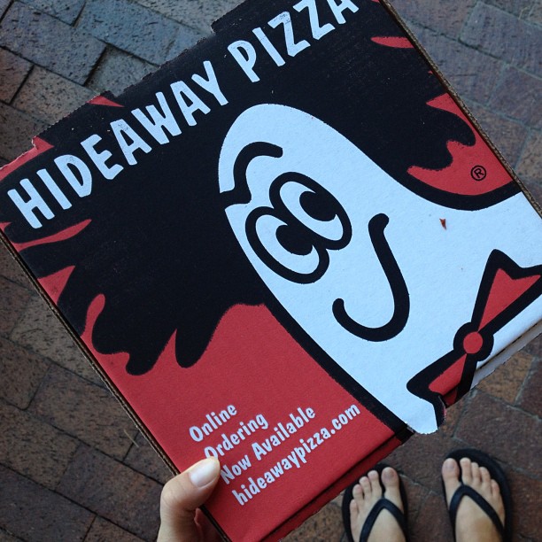 Leftover Hideaway #pizza yum!