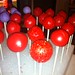 Red and Purple Cake Pops