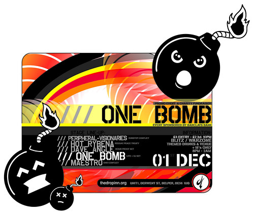 One Bomb promo & fundraiser event by thedropinn