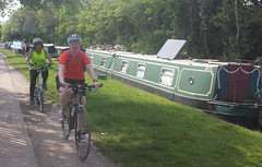 Riders on Grand Union Canal