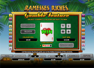 Ramesses Riches Free Spins