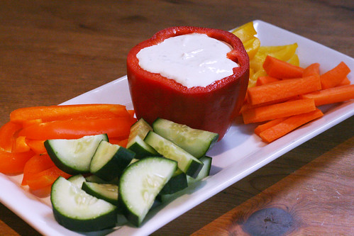 ranch dip with vegetables