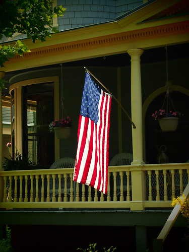 Flag and Porch