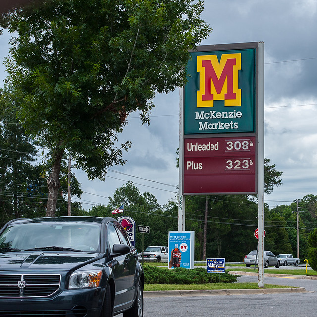 Gas Price Tallahassee Florida, 23 June 2012