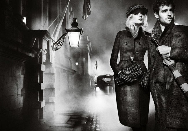 1 Burberry Autumn Winter 2012 Ad Campaign featuring Gabriella Wilde and Roo Panes