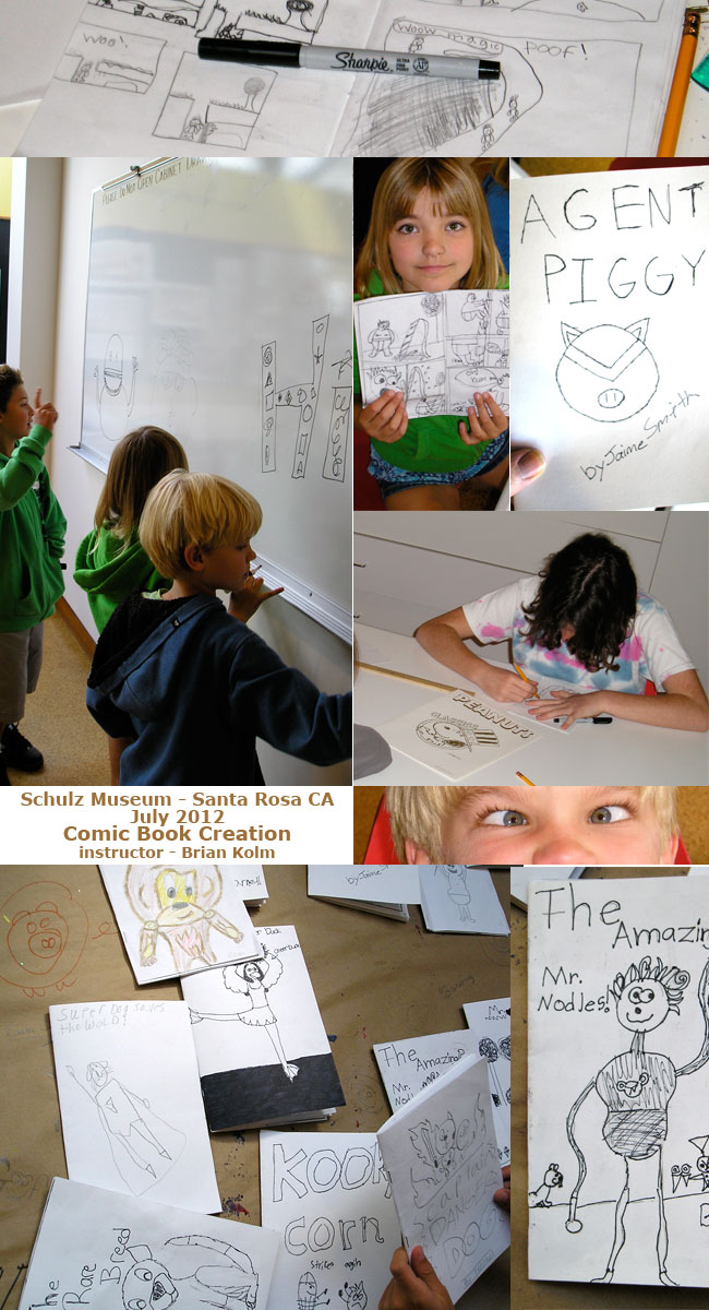 Creating Comics at the Schulz Museum - July 2012