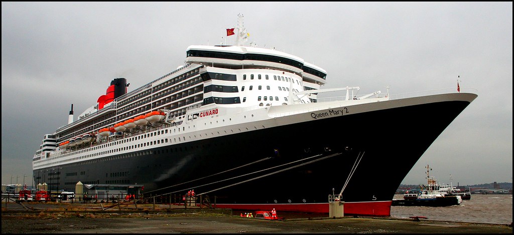 Queen Mary 2, Liverpool.