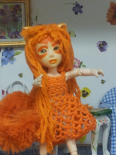 My first crocheted dress by richila9098