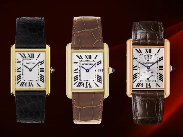 Cartier Tank Watch - rectangle square watches